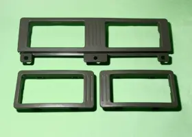 Ns2893 Srpindustial Gray Full Set Air Vent Frame Ventilator Fits Nissan Datsun Hardbody D2 87 - 97