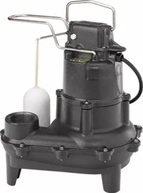 40ec Star Water Systems 054757053352 Cast Iron Submersible Sewage Pump For Household Removal 4/10 Hp -