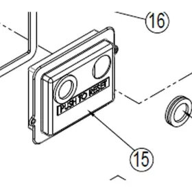 525022 Suburban Thermostat Limit Cover