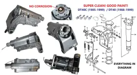43111-94490-0ed Suzuki 43111-94480-0ed 1986-1999 Oem Dt40 Dt40c Outboard Motor Swivel Bracket