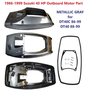 61111-94432-0ed Suzuki Dt40c 61111-94402-0ed Gray 40-hp Outboard Lower Motor Cover Cowling 61111-94402