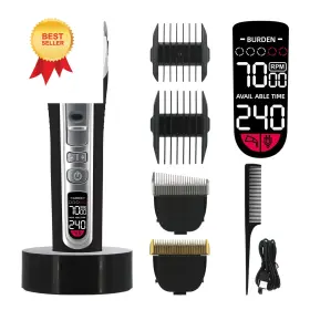 T889-1a T 889 1 A The Fadify 2.0 Cordless Hair Clippers For Men 7000rpm Black Silver