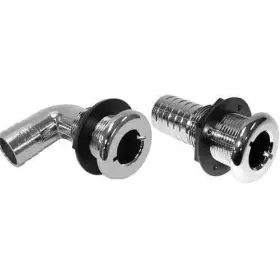 Th-1200cp-dp T-h Marine 733572014501 Thru-hull Connector 1-1/8 Inch Chrome #th-1200cp-dp