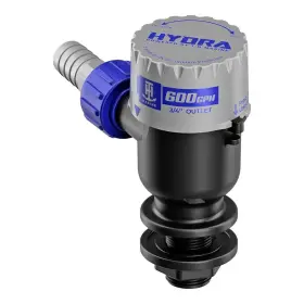 T-h Marine 733572258257 T-h Hydra Livewell Pump 600 Gph 12v Short Nozzel #pmp-lws6-dp