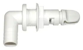 Ahv-92-dp T-h Marine Aerator Spray Head 90 Degree Fixed Flange - White 3/4 Inch