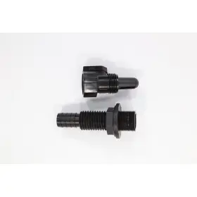 T9t-ahv1dp T-h Marine Single Fixed Flange 3/8 Inch Thread Black Livewell Aerator Spray Head