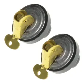 T9t-epl54850dp T-h Marine Set Of 2 Snap Handle 1/2 Inch Brass Corrosion/saltwater/uv Resistant Livewell Plug