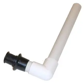 T9t-odt190dp T-h Marine Single 90 Degree 1 5/16 Inch Diameter 12 Length Plastic Pvc Livewell Overflow Tube