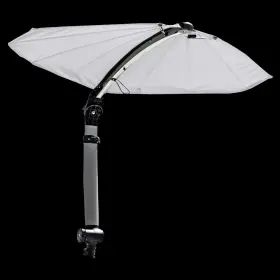 T10-4000-1 Taco Metals T10 4000 1 Shadefin Mini With White Fabric