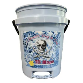 Td Mop 850005213567 Grip Bucket - Light Blue 5 Gallon