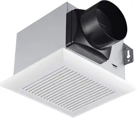 Tech Drive 791276814636 Very-quiet 80 Cfm 1.5 Sone No Attic Access Needed 80cfm White