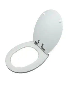 50.226.90 Tecma Copriwater Toilet Seat Silence Plus Wood White New