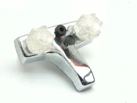340020 Tempo Marine 84005 Chrome 4 Inch Center Lavatory Faucet With Shower Divider