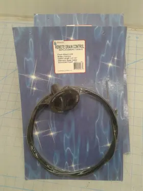 Caf-1-dp Th Marine Boat Flush Mount Drain Control Cable 8ft 1/2 Inch