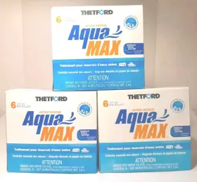96634 Thetford Marine 3 Aquamax Holding Tank Treatment - 6-pack 8oz Spring Shower Scent