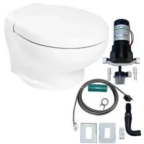 T-nano12pw Thetford Marine T-nano12pw/e/na-rwkit Nano Eco Compact Toilet Raw Water Kit With Inlet Pump - 12v