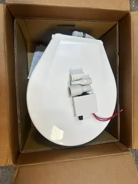 Fo4706 Tmc 4706 Electric Toilet With Threaded-on Hose Connection Large Bowl 12v -