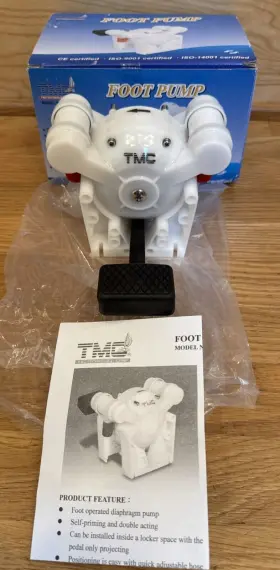 70701 Tmc Galley Foot Pump Diaphragm Operated Manual Tmc-70701-ships Fast
