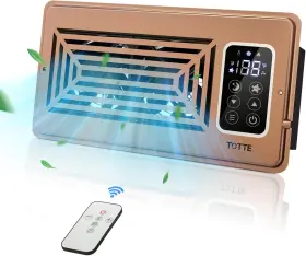 Lac-rwf4 Totte Quiet Register Booster Fan For 4 Inch X 10 Brown