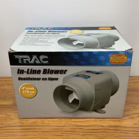 T10081 Trac New In-line Blower 4 Inch Intake 270 Cfm 6 Amps Ventilator Model