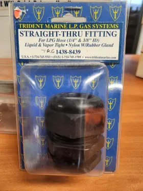 1438-8439 Trident Marine Straight Thru Fitting New