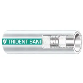 98813 Trident Marine 1-1/2 Inch X 50ft Coil Premium Sanitation Hose - White With Green