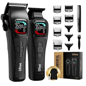 Amu-862-q331 Ufree Professional Hair Clippers For Men Barber-grade Cordless Clipper Black