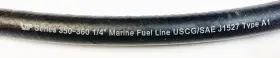 350-0140 Uip Type A1 Fuel Hose Series 350- 1/4 Inch - 50 Ft
