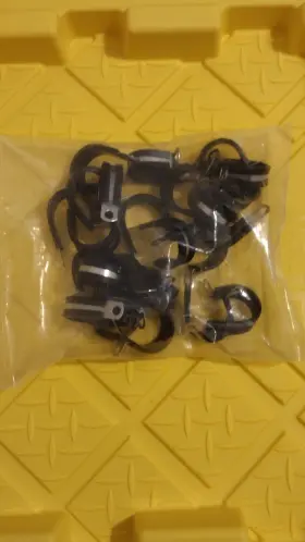 S325ssg16 Umpco Clamp Boat Cushioned Loop Clamps 3/4 Inch - 1/4 Lot Of 25 New