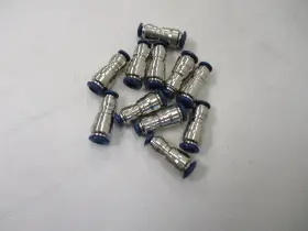 324643 Union Push To Connect Tube Fittings Set Of 10 Silver Marine Boat