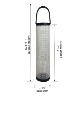 Ubp-perko-pp-010 Unique Boat Parts Perko 010 Polypropylene Sea Strainer Basket