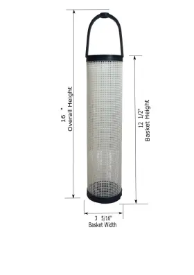 Ubp-perko-pp-999 Unique Boat Parts Perko 999 Polypropylene Sea Strainer Basket