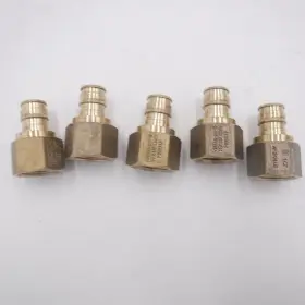 Lf4575075 Uponor 5 Pack 1/2 Inch Propex X 3/4 Female Npt Brass Adapter