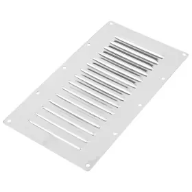 Uxcell 752374508995 228x127mm Rectangle Marine Boat Louvered Ventilation Vent 316 Stainless Steel