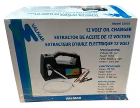 52603 Valmar 12v Dc Oil Changer Vacuum Drain Fluid Pump Pre-owned No Tube Hose