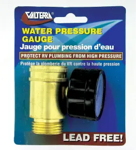 A01-0110vp Valterra Water Pressure Gauge Brass