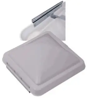 69278 Ventmate 14 Inch X14 Replacement Roof Vent Lid For Rv Trailer Camper White