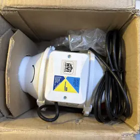 Vents Tt-100 Vents-us Tt 100 - Mixed Flow Ventilation Inline Duct Fan White Ipx4