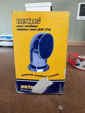 Jer316r Vetus Cowl Ventilator Jerry Stainless Steel Red