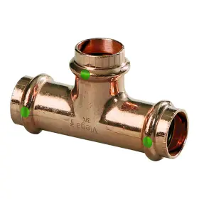 77412 Viega Propress 1 Inch Copper Tee Triple Press Connection - Smart Connect Technology