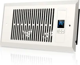 Vsf-r410 Vivosun Quiet Register Booster Fan 4 Inch 10 Smart 11.6x5.5x1.5-inch White