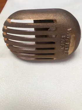 836876 Volvo Penta Bronze Boat Scoop Engine Intake Strainer