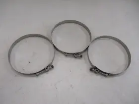 D400h-75-675-sl Voss Inc. Hose Clamps 6 3/4 Inch Set Of 3 Stainless Steel Boat
