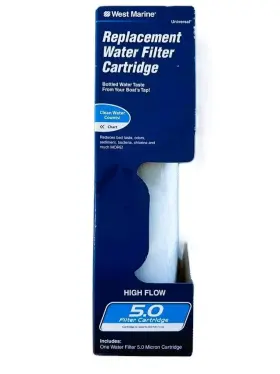 13915145 West Marine High Flow 5.0 Microns Replacement Water Filter Cartridge