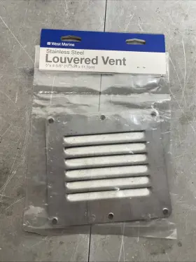 Aa13571 West Marine 226993 Victory Products 5 Inch X 4-5/8 Ss Louvered Locker Vent
