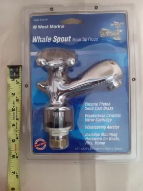 3732187 West Marine Whale Spout Faucet Basin Tap New Unopened Nos