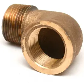 4429k155 Western Metals Malibu Boat Pipe Elbow Fitting 90 Degree 1 1/8 To 3/8 In