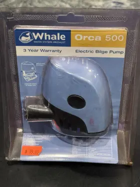 Be0500 Whale Orca Bilge Pump 500gph 12v. New In Package