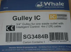 Sg3484b Whale Gulley Ic Outlet For Grey Waste Water Free Shipping