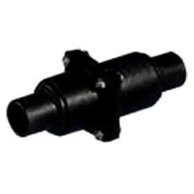 Lv1215 Whale - 1 Inch -1-1/2 O.d. Plastic Black In-line Check Valve